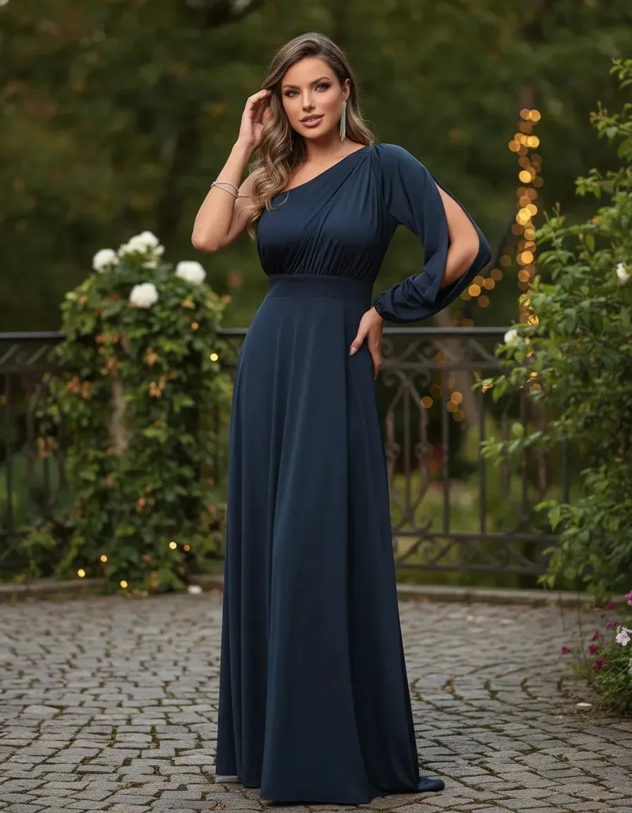Vestido Festas Convidada Casual Longo Madrinha Evangelico