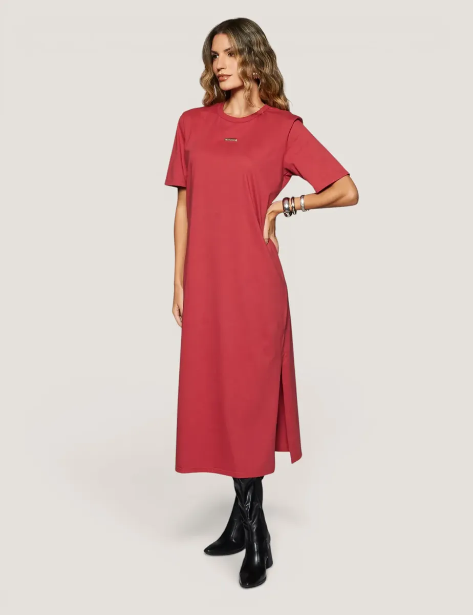 Vestido Mid Colcci Liso Feminino