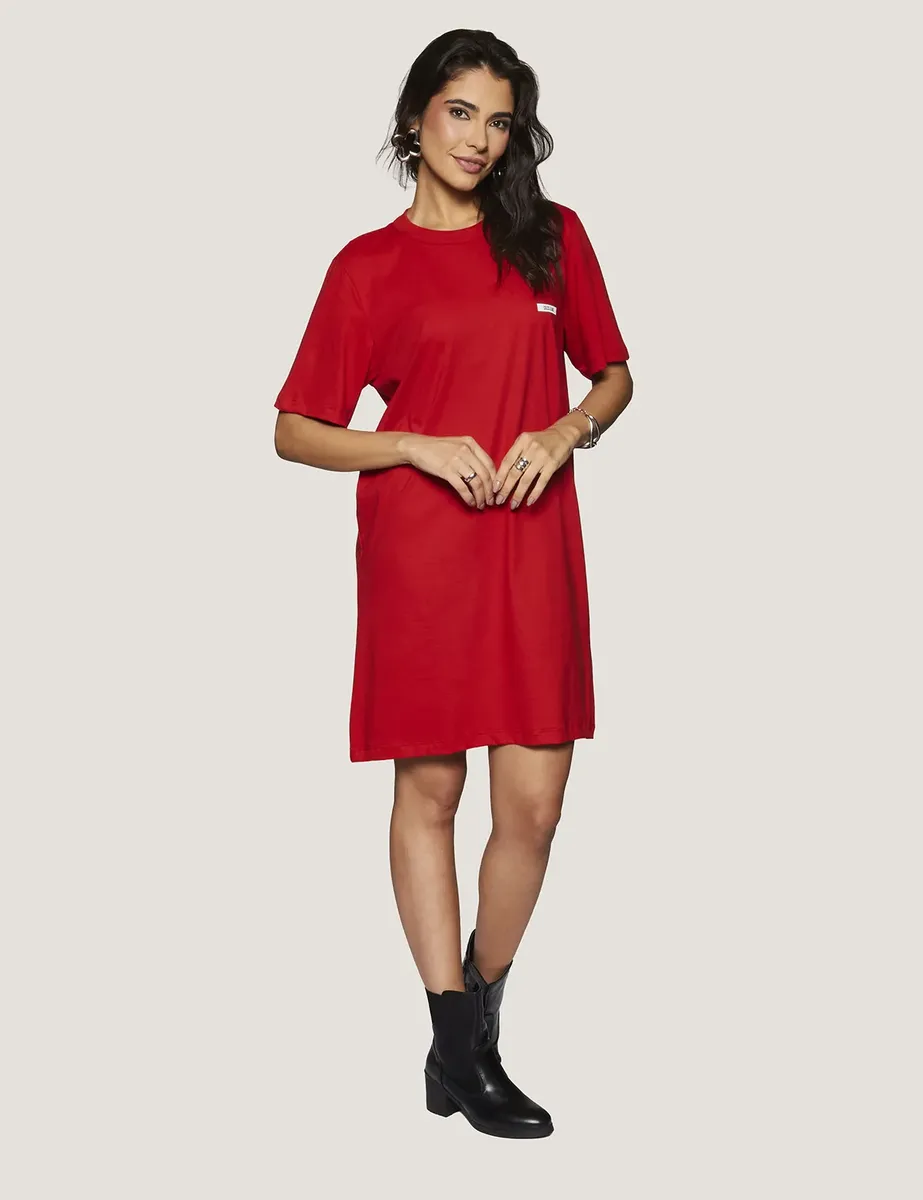 Vestido Colcci Jeans Curto Comfort Básico